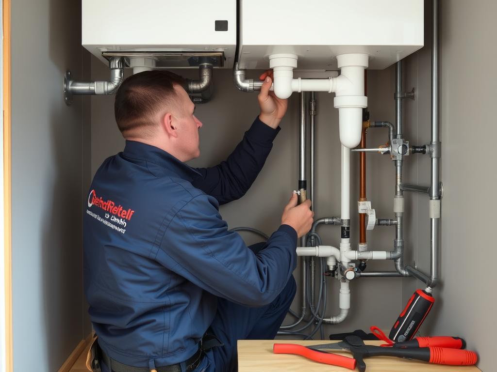 Gerhard Reiter GmbH Klempner bei der Installation einer Heizung in Hamburg, Fachbetrieb in der Nähe