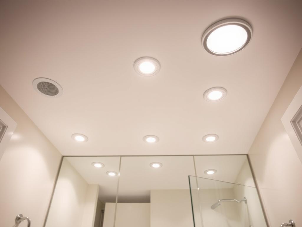 Optimale Badezimmerbeleuchtung mit verschiedenen Lichtquellen