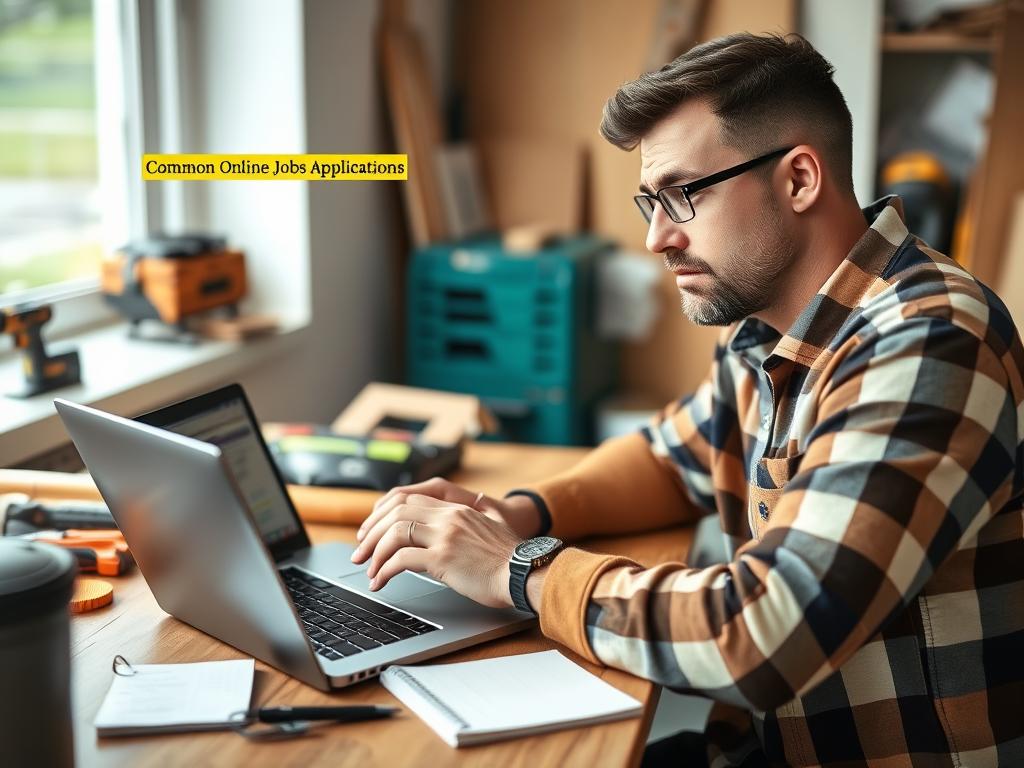 Handwerker vermeidet typische Fehler bei der Online-Auftragssuche