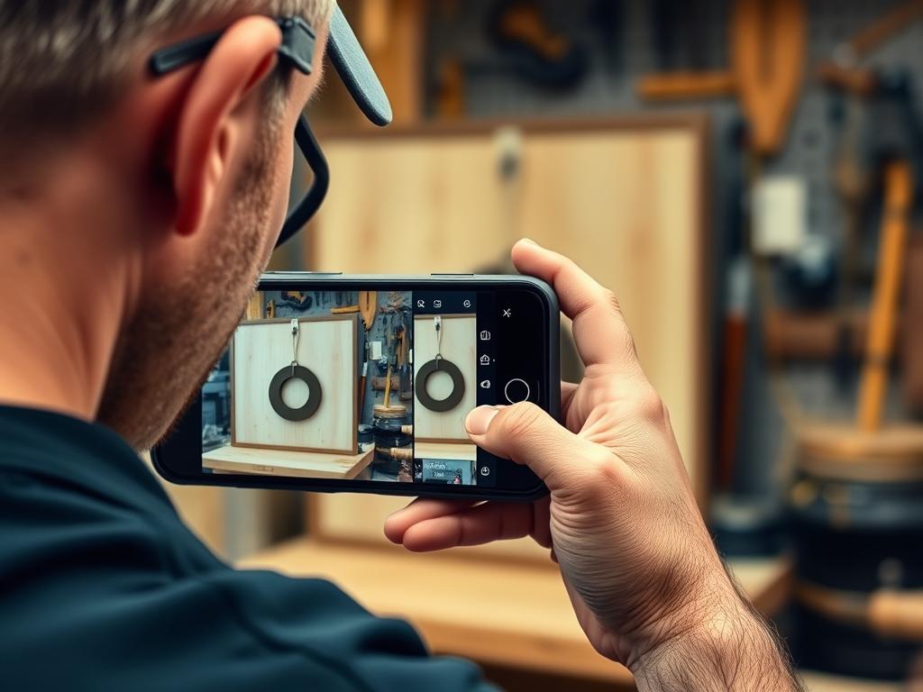 Handwerker zeigt Projekt auf Instagram - Social Media für Kundengewinnung im Handwerk