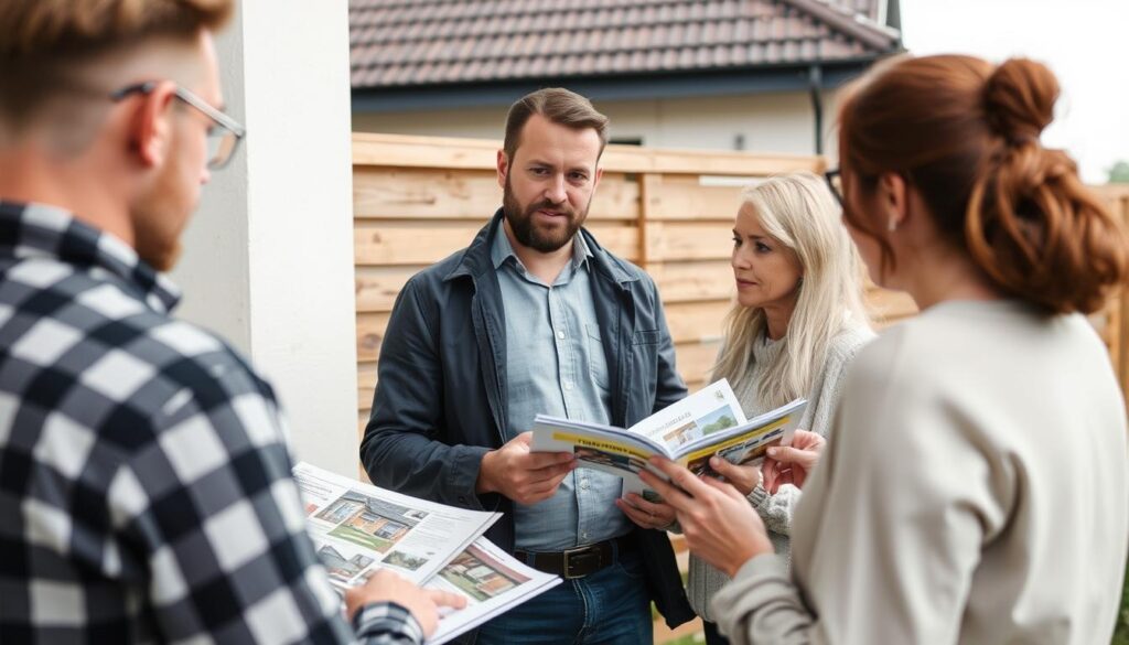 Beratungsgespräch mit einem Zaunbau-Experten in Hannover