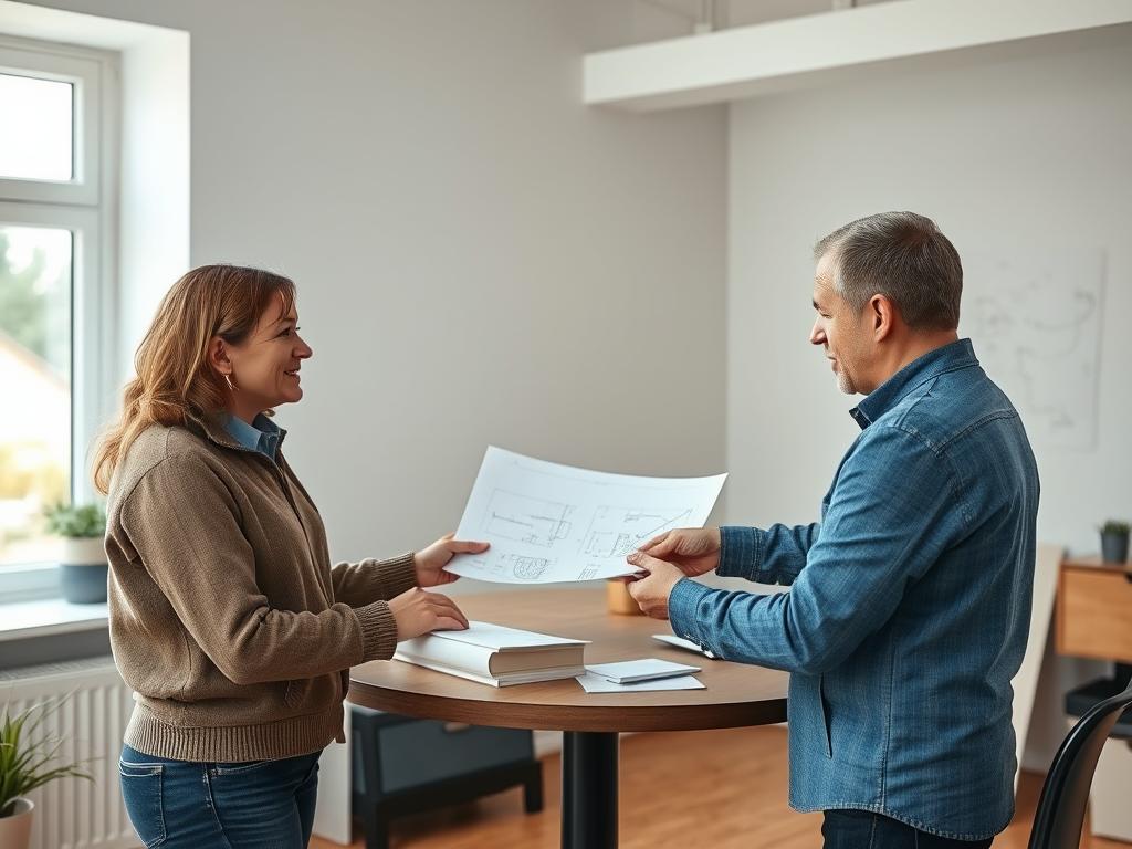 Beratungsgespräch mit einer Trockenbau Firma Braunschweig
