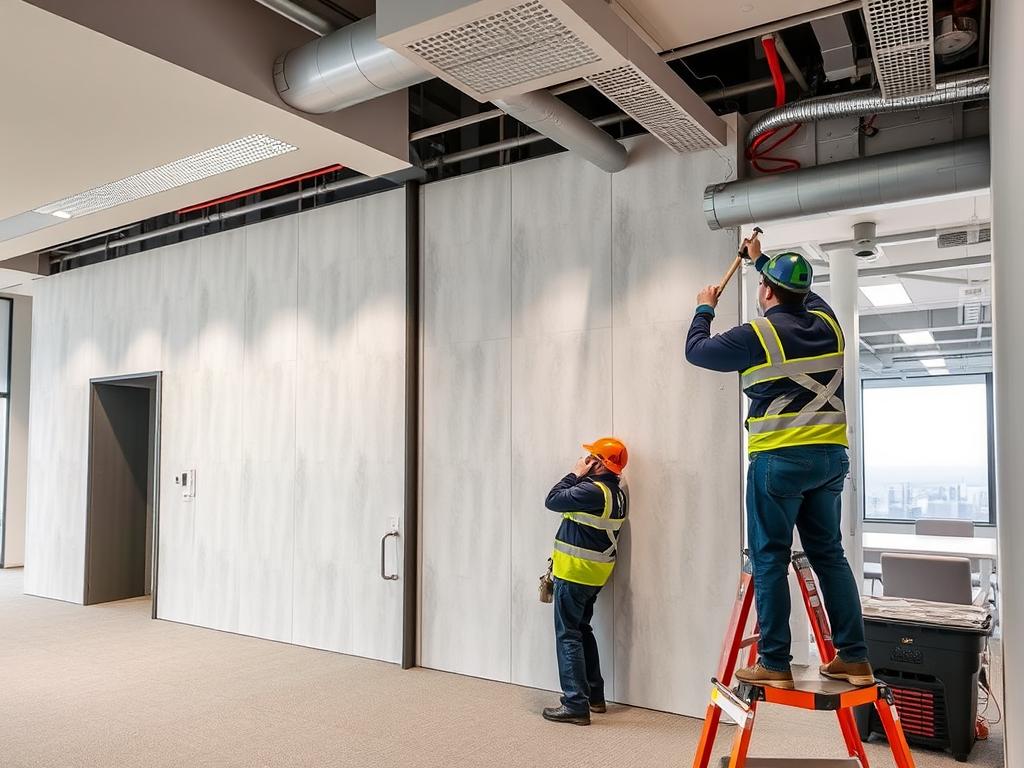 Brandschutzinstallation im Trockenbau für ein Geschäftsgebäude in Hannover