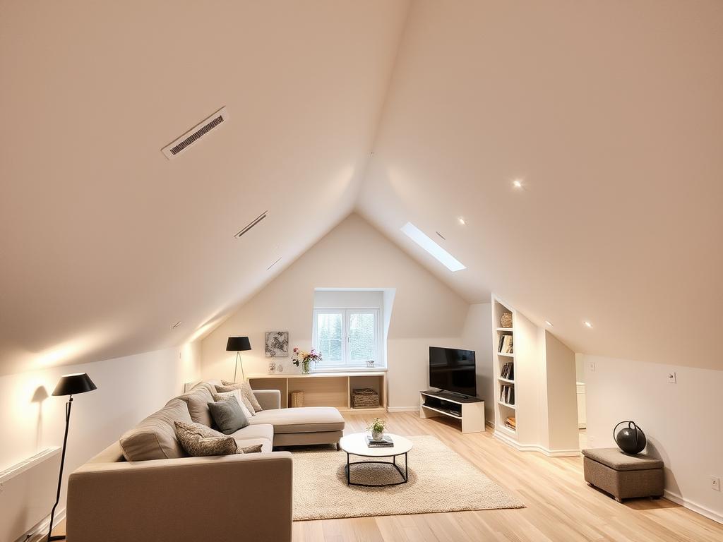 Dachgeschossausbau mit Trockenbau in Hannover-List