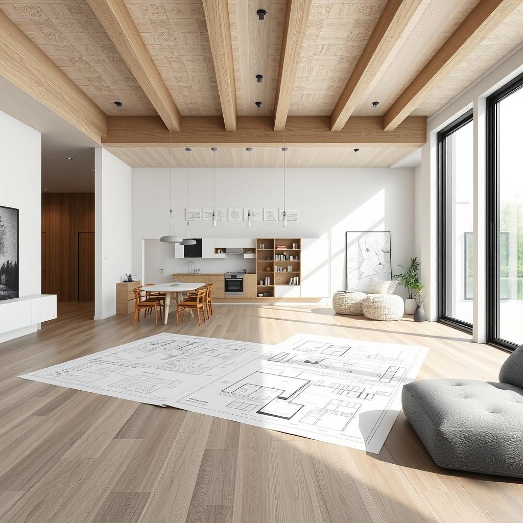 Durchdachte Raumplanung für einen Innenausbau in Niedersachsen