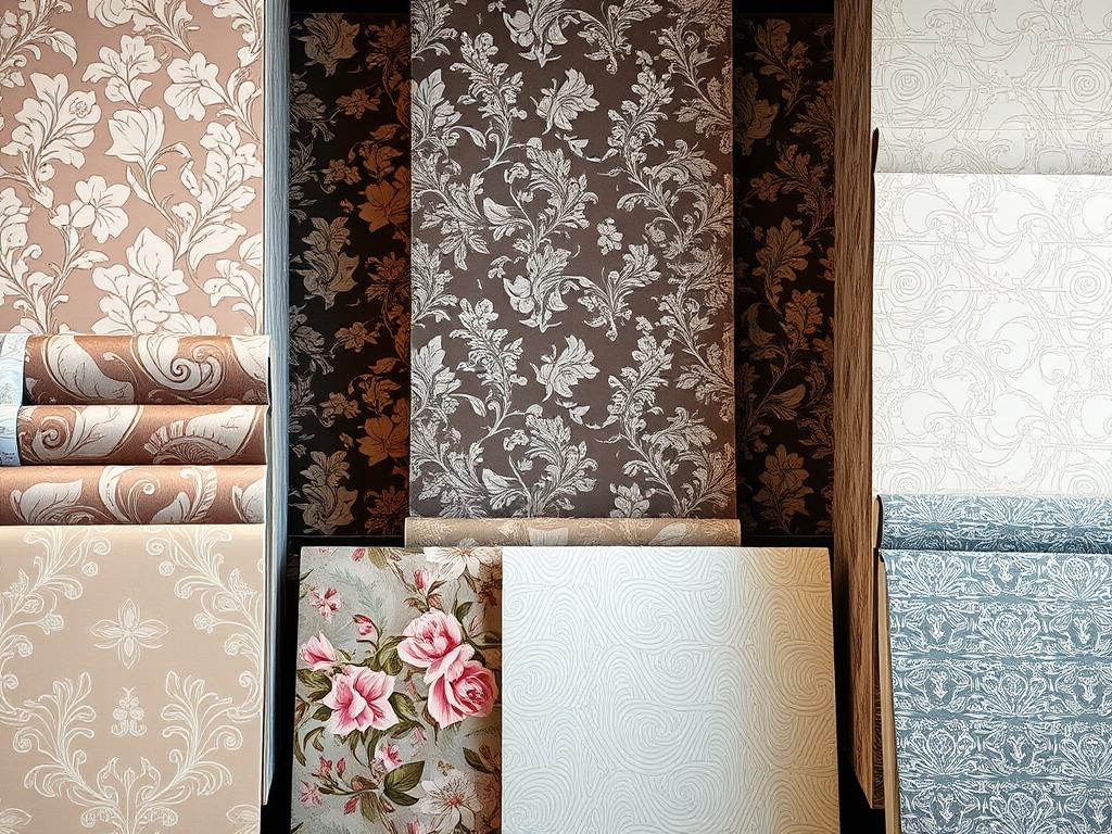Elegante Mustertapeten mit verschiedenen Designs für Tapezierarbeiten in Hannover