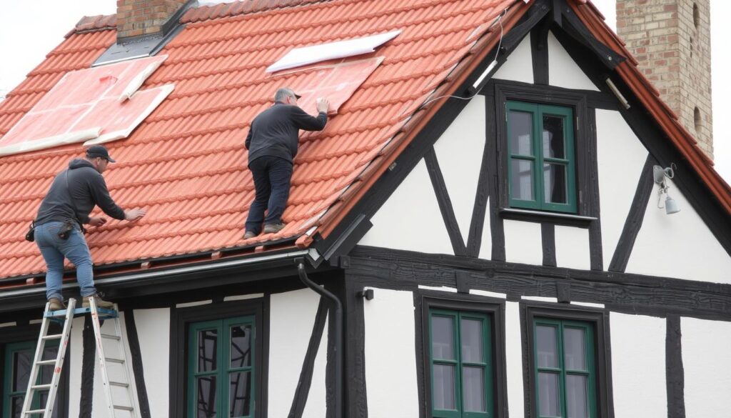 Fachgerechte Dachisolierung eines historischen Gebäudes in Niedersachsen