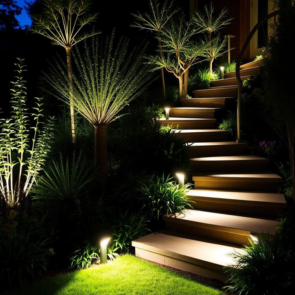 Funktionale Gartenbeleuchtung für Wege und Treppen für Gartenplanung & Gestaltung