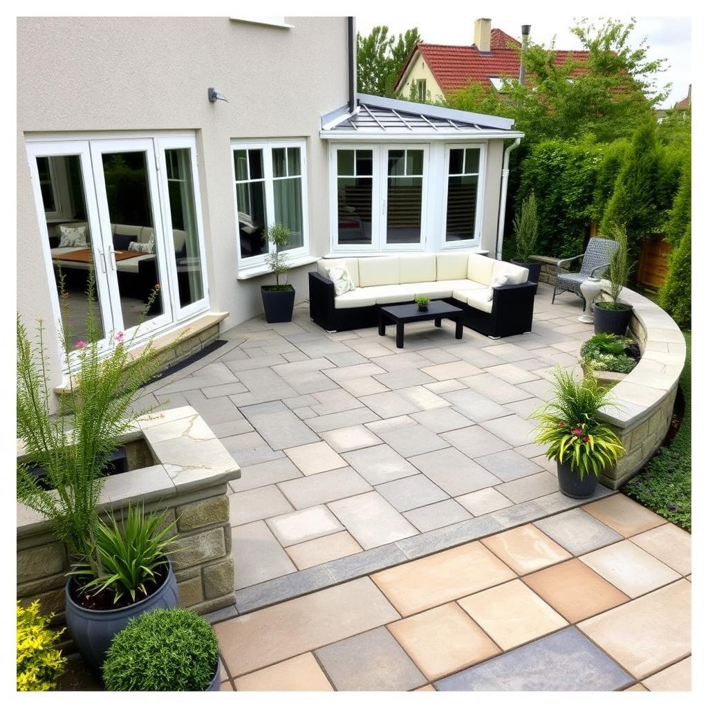 Gartenbau Braunschweig & Region - Hochwertige Terrassengestaltung mit Naturstein