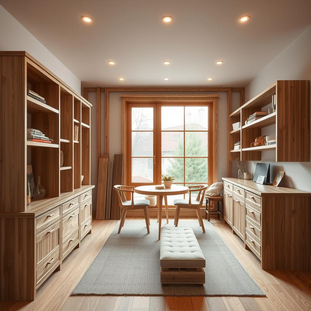 Maßgefertigte Möbel für einen Innenausbau in Niedersachsen