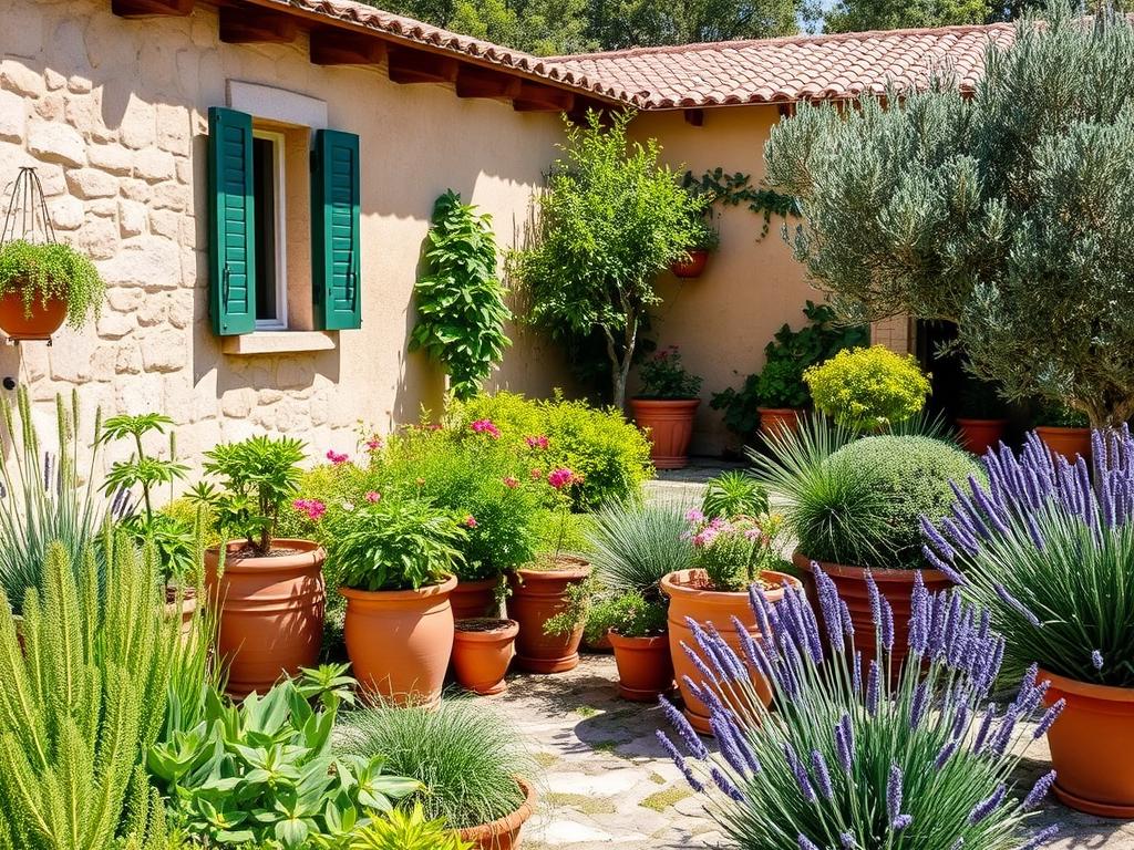 Mediterraner Garten mit südländischem Flair für Gartenplanung & Gestaltung
