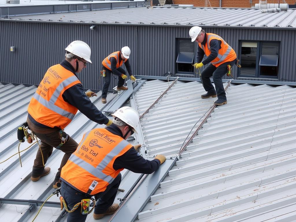 Metalldachinstallation durch Spengler in Niedersachsen
