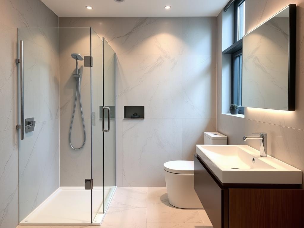 Moderne Badezimmerinstallation in Hannover