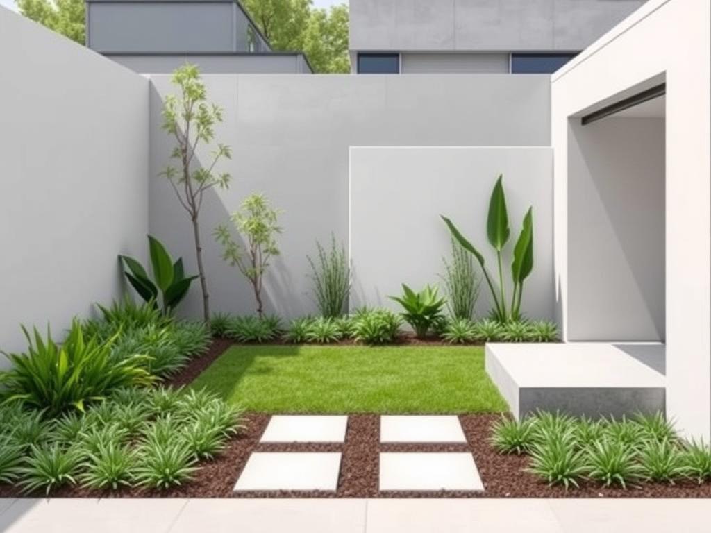 Moderner Garten mit klaren Linien für Gartenplanung & Gestaltung