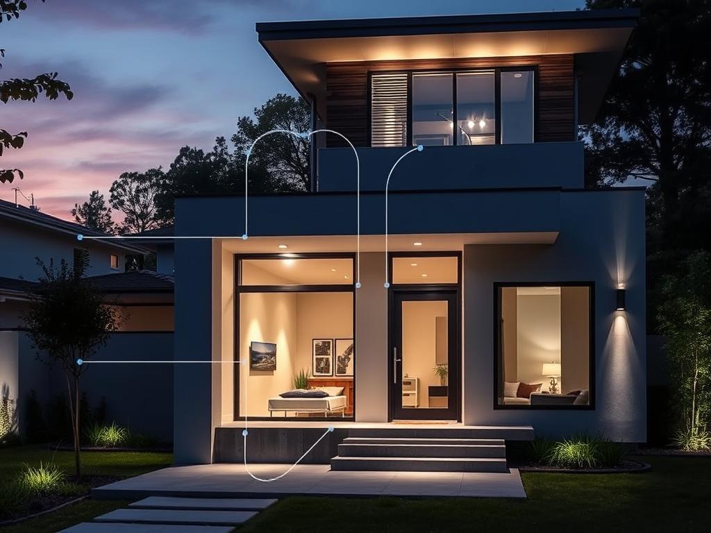Modernes KNX Smart Home mit integrierter Gebäudeautomation