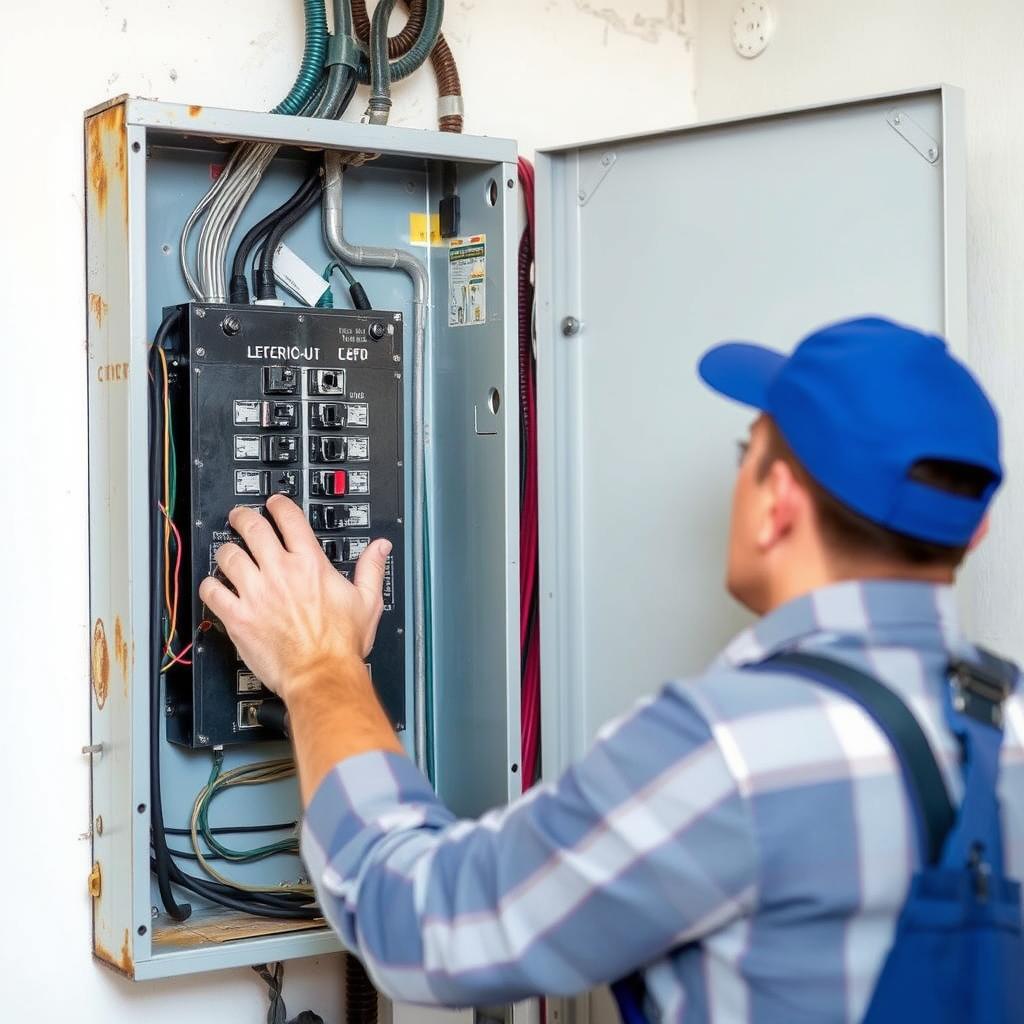 Modernisierung einer veralteten Elektroanlage durch einen Fachbetrieb