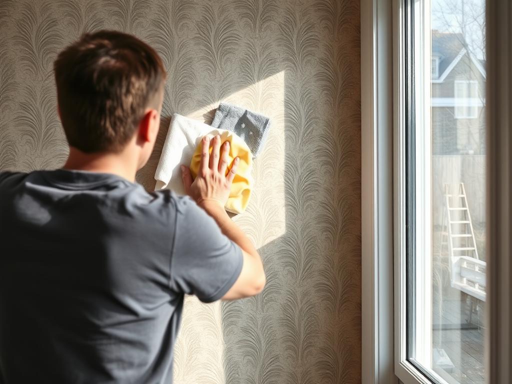 Pflege von Tapeten nach professionellen Tapezierarbeiten in Hannover