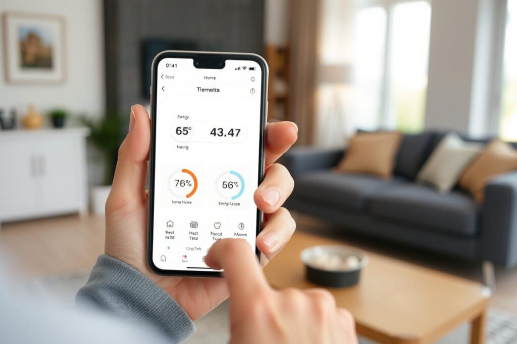 Smart Home Steuerung für moderne Haustechnik mit Smartphone-App