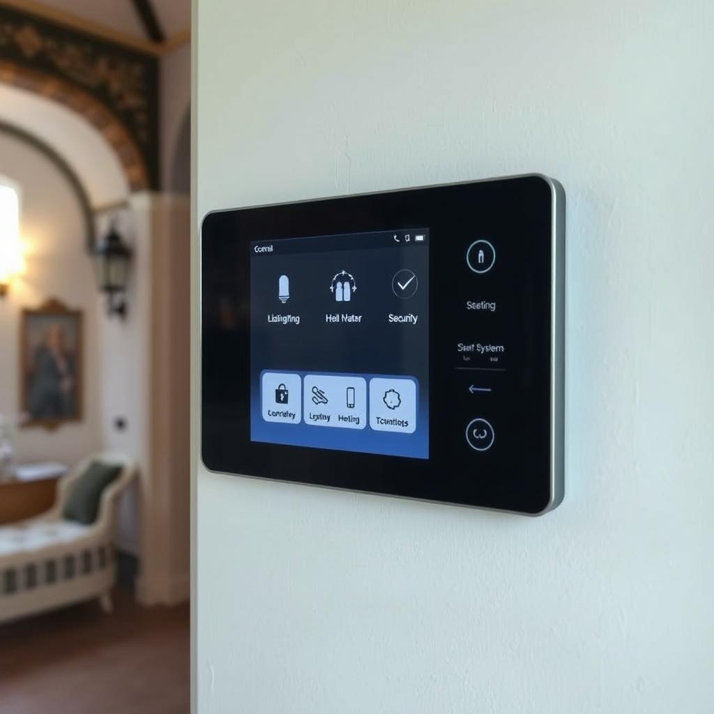 Smart-Home-Steuerung in einem renovierten Altbau