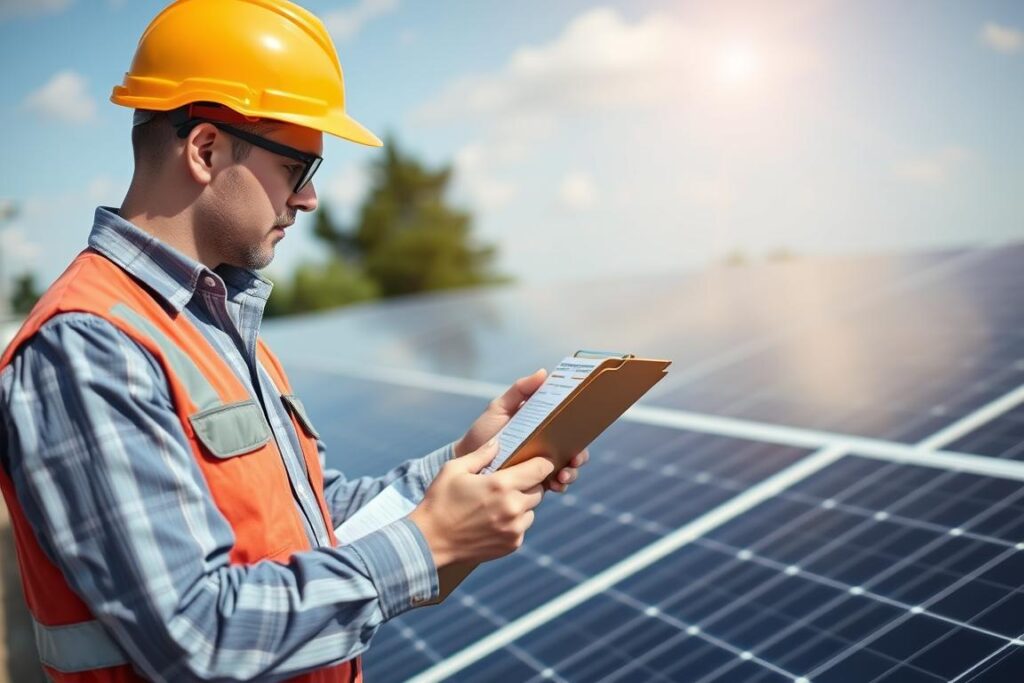 Wartungsvertrag für PV-Anlagen mit regelmäßiger Inspektion